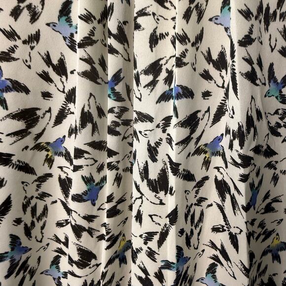 APT 9  Sleeveless Top Size 3X in White with Black Bird Print - Picture 8 of 10